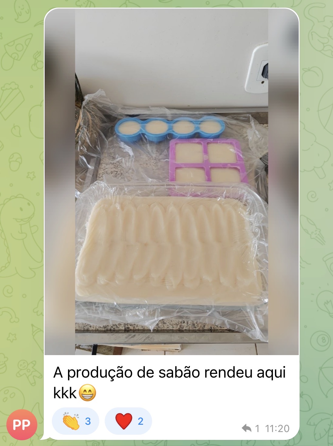 Cosmético natural feito em casa por aluna AGS Cosmético natural feito em casa por aluna AGS
