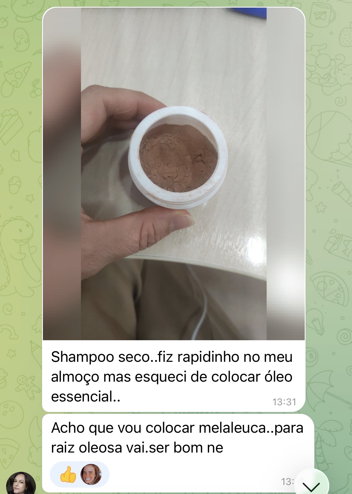 Vela artesanal natural produzida por aluna AGS Vela artesanal natural produzida por aluna AGS
